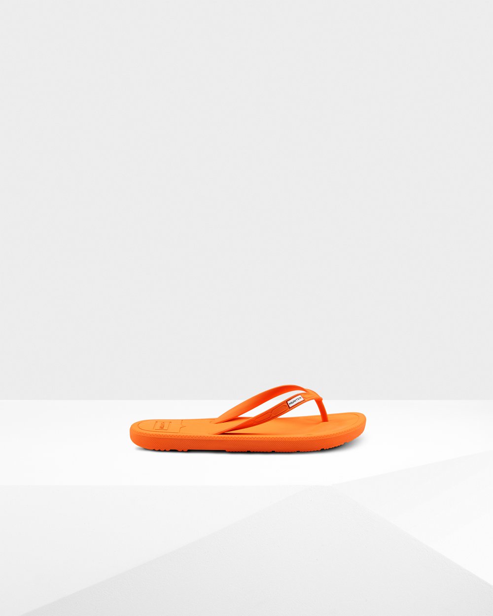 Hunter Original Flip Flops - Shop Online Womens Orange - VNUYOE830